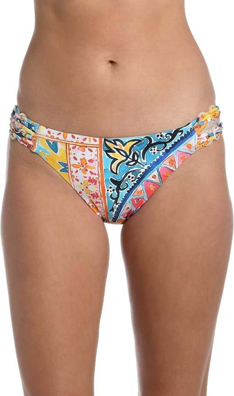 La Blanca Bikini Bottoms Womens S 16 NWT LB3ZF93 Multicolor Paisley